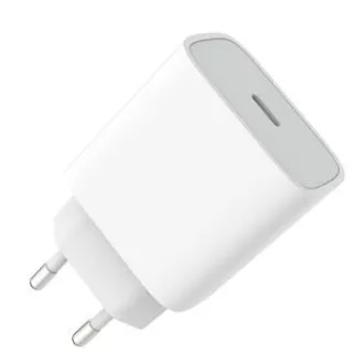 PLATINET omrežni polnilec 20W PD 1x USB-C bele barve PLATINET omrežni polnilec 20W PD 1x USB-C bele barve
