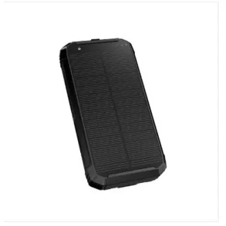 PLATINET POWERBANK 10000 mAh SOLAR PANEL WIRELESS CHARGER 15W 2x USB-A, 1x USB-C