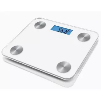 PLATINET osebna tehtnica - zmogljivost 180 kg, 28x28 cm, bela PLATINET osebna tehtnica - zmogljivost 180 kg, 28x28 cm, bela