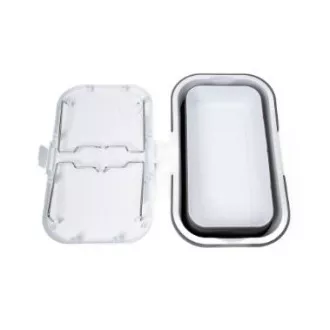 PLATINET KOŠARA ZA PIKNIK 47X29X23,5 CM, 16L, ZLOŽLJIVA, S POKROVOM 2V1 / MIZA BELO-SIVA PLATINET KOŠARA ZA PIKNIK 47X29X23,5 CM, 16L, ZLOŽLJIVA, S POKROVOM 2V1 / MIZA BELO-SIVA