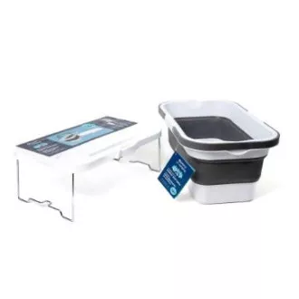 PLATINET KOŠARA ZA PIKNIK 47X29X23,5 CM, 16L, ZLOŽLJIVA, S POKROVOM 2V1 / MIZA BELO-SIVA PLATINET KOŠARA ZA PIKNIK 47X29X23,5 CM, 16L, ZLOŽLJIVA, S POKROVOM 2V1 / MIZA BELO-SIVA