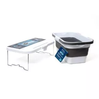 PLATINET KOŠARA ZA PIKNIK 47X29X23,5 CM, 16L, ZLOŽLJIVA, S POKROVOM 2V1 / MIZA BELO-SIVA PLATINET KOŠARA ZA PIKNIK 47X29X23,5 CM, 16L, ZLOŽLJIVA, S POKROVOM 2V1 / MIZA BELO-SIVA