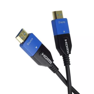 PremiumCord Ultra High Speed HDMI 2.1 optični kabel 8K@60Hz 4K@120Hz 10m pozlačen