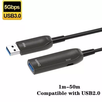 PremiumCord USB3.0   2.0 optični AOC podaljšek A/Male - A/Female 7 m