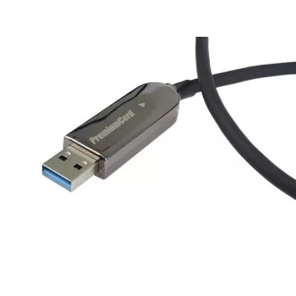PremiumCord USB3.0   2.0 optični AOC podaljšek A/Male - A/Female 7 m