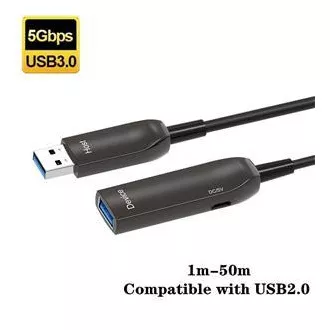 PremiumCord USB3.0   2.0 optični AOC podaljšek A/Male - A/Female 7 m