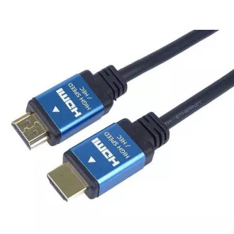 PremiumCord Ultra HDTV 4K@60Hz HDMI 2.0b kabel kovinski   pozlačeni konektorji 0,5 m
