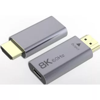 PremiumCord Adapter USB-C na HDMI 8K@60Hz,4K@144Hz Aluminij