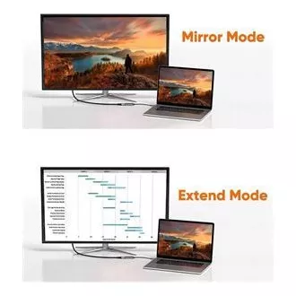 PremiumCord Adapter USB-C na HDMI 8K@60Hz,4K@144Hz Aluminij
