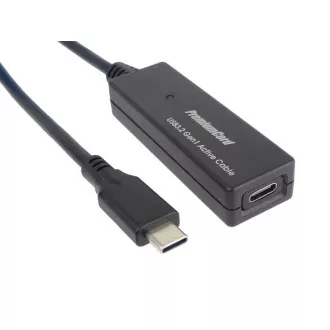 PremiumCord USB-C repeater in podaljšek, moški-ženska, 5Gbps 5m