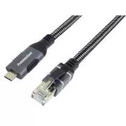 PremiumCord Ethernetni kabel USB-C -> LAN RJ45 10/100/1000 MBIT 1m