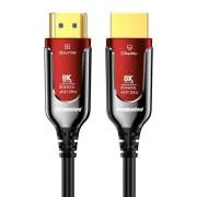 PremiumCord Ultra High Speed HDMI 2.1 optični kabel 8K@60Hz, pozlačen, 10 m