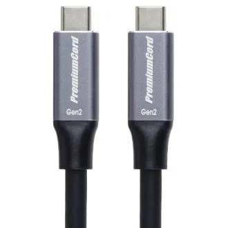 PremiumCord USB-C kabel (USB 3.2 GEN 2, 5 A, 100 W, 10 Gbit/s), črn, 5 m PremiumCord USB-C kabel (USB 3.2 GEN 2, 5 A, 100 W, 10 Gbit/s), črn, 5 m