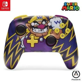 PowerA Izboljšani brezžični daljinski upravljalnik za Nintendo – Super Mario Wario PowerA Izboljšani brezžični daljinski upravljalnik za Nintendo – Super Mario Wario