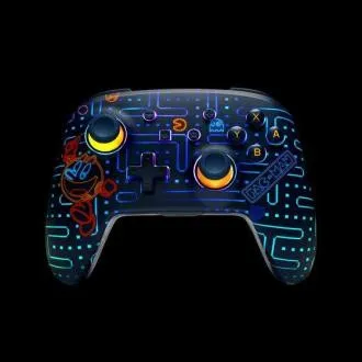 PowerA Brezžični daljinski upravljalnik za Nintendo Switch – Pac-Man, Neon Arcade, svetleč PowerA Brezžični daljinski upravljalnik za Nintendo Switch – Pac-Man, Neon Arcade, svetleč
