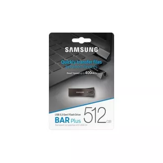 Samsung USB 3.2 Gen1 Flash Disk Titan Gray 512 GB Samsung USB 3.2 Gen1 Flash Disk Titan Gray 512 GB