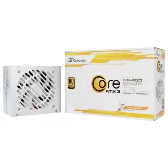 SEASONIC napajalnik 850W Core GX-850, ATX 3.1, 80  Gold, bel