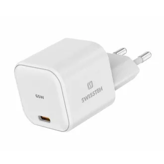 SWISSTEN NETWORK ADAPTER GaN 1x USB-C 65W DOBAVA ENERGIJE BELA SWISSTEN NETWORK ADAPTER GaN 1x USB-C 65W DOBAVA ENERGIJE BELA