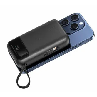 SWISSTEN POWER BANK 20000 mAh PD 20 W Z VGRADENIMA KABLOMA USB-C IN LIGHTNING (združljiv z MagSafe) SWISSTEN POWER BANK 20000 mAh PD 20 W Z VGRADENIMA KABLOMA USB-C IN LIGHTNING (združljiv z MagSafe)