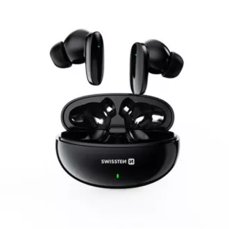 SLUŠALKE BLUETOOTH TWS SWISSTEN SONIC BLACK