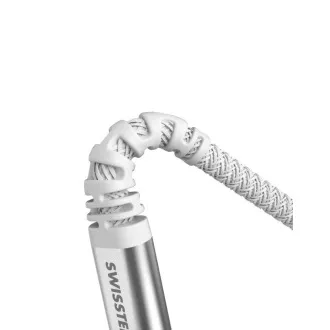 SWISSTEN PODATKOVNI KABEL KEVLAR USB / LIGHTNING 1,5 M BEL