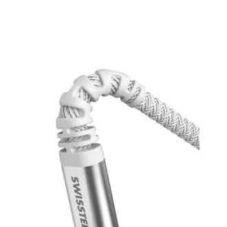 SWISSTEN PODATKOVNI KABEL KEVLAR USB-C / LIGHTNING 1,5 M BEL
