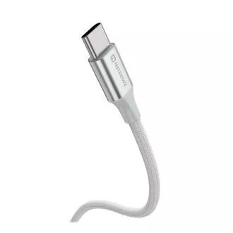SWISSTEN PODATKOVNI KABEL TEXTILE II USB / USB-C 1,5 M BELA