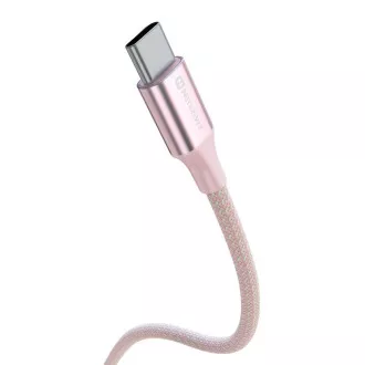 SWISSTEN PODATKOVNI KABEL TEXTILE II USB / USB-C 1,5 M ROZA