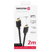 SWISSTEN HDMI do HDMI 8K 60Hz 2,0 M PVC kabel