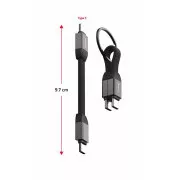 SWISSTEN MAGNETNI KABEL ZA KLJUČE USB-C / USB-C 9,7 CM