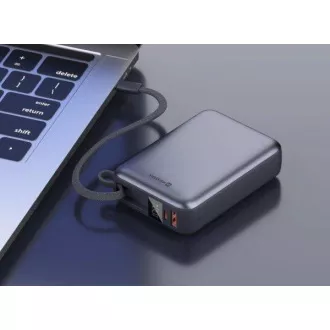 SWISSTEN POWER BANK 20000 mAh 45W Z VKLJUČENIM KABELOM USB-C ABSOLUTNO SREBRNO SWISSTEN POWER BANK 20000 mAh 45W Z VKLJUČENIM KABELOM USB-C ABSOLUTNO SREBRNO