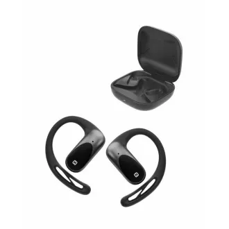 SLUŠALKE BLUETOOTH SWISSTEN ZA TEK Z ODPRTIM UŠESOM ČRNE BARVE SLUŠALKE BLUETOOTH SWISSTEN ZA TEK Z ODPRTIM UŠESOM ČRNE BARVE