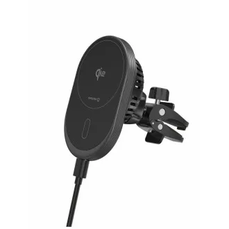 SWISSTEN MagRide MAGNETNI DRŽALNIK ZA AVTOMOBIL S Qi2 15W BREZŽIČNIM POLNJENJEM (združljiv z MagSafe)