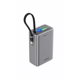 SWISSTEN POWER BANK TRAVEL 25000 mAh (96,25Wh) 100W Z VKLJUČENIM KABELOM USB-C SIVA SWISSTEN POWER BANK TRAVEL 25000 mAh (96,25Wh) 100W Z VKLJUČENIM KABELOM USB-C SIVA