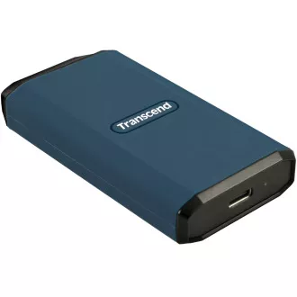 Transcend ESD410C 1TB, USB 20Gb/s, tip C, zunanji trpežni SSD (3D NAND flash), 2000MB/R, 2000MB/W, modra