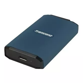 Transcend ESD410C 4TB, USB 20Gb/s, tip C, zunanji trpežni SSD (3D NAND flash), 2000MB/R, 2000MB/W, modra