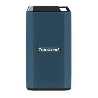 Transcend ESD410C 4TB, USB 20Gb/s, tip C, zunanji trpežni SSD (3D NAND flash), 2000MB/R, 2000MB/W, modra