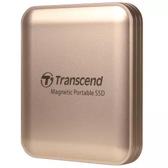 Transcend ESD420C 1TB, USB 20Gb/s, tip C, zunanji trpežni SSD (3D NAND flash), 2000MB/R, 2000MB/W, Magsafe, zlati
