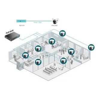 TP-Link VIGI C430(4mm) Kamera z vrtljivo ploščico, 3MP, 4mm, barvna - Razpakirano TP-Link VIGI C430(4mm) Kamera z vrtljivo ploščico, 3MP, 4mm, barvna - Razpakirano