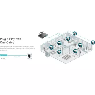 TP-Link VIGI C450(4mm) Kamera z vrtljivo ploščo, 5MP, 4mm, barvna TP-Link VIGI C450(4mm) Kamera z vrtljivo ploščo, 5MP, 4mm, barvna