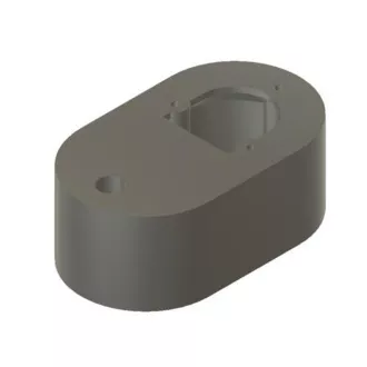 SYNOLOGY stenski in stropni nosilec s pokrovom za kabel za kamere BC500, bel