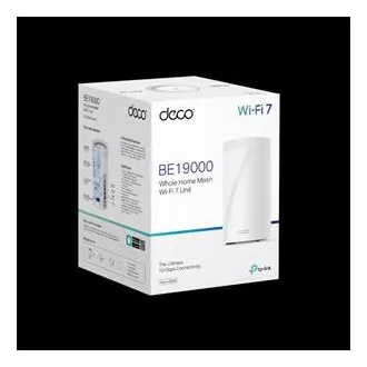 TP-Link Deco BE85(1-pack) BE19000 Tri-band Mesh WiFi 7, 1x 10GLAN, 2x 2.5GLAN, 1x 10GLAN/SFP , USB, 2.4/5/6GHz, HomeShiel