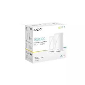 TP-Link Deco BE65(2-pack) BE9300 Tri-band Mesh WiFi 7 sistem za celotno gospodinjstvo, 4x 2,5GLAN, USB, 2,4/5/6GHz, HomeShield