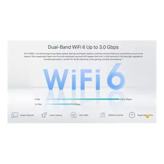 TP-Link EX510 Pro - AX3000 Multi-Gigabit Wi-Fi 6 usmerjevalnik, 4x GLAN, 1x 2,5GWAN, TR-069, USB 3.0, WPA3, EasyMesh