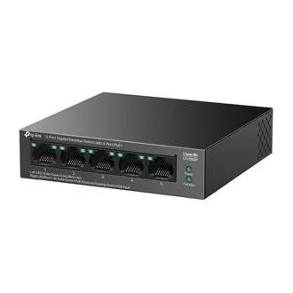 TP-Link LS105GP Stikalo 1x GLAN, 4x GLAN s PoE , 65W