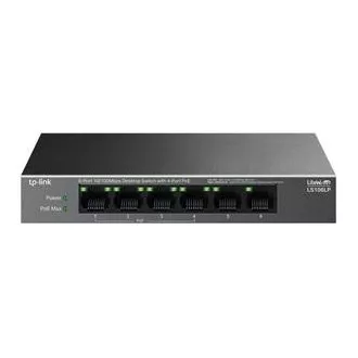 TP-Link LS106LP Stikalo 2x LAN, 4x LAN s PoE, 41W