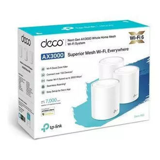 TP-Link Deco X60(1-pack) - AX5400 Mesh Wi-Fi 6 sistem za pametni dom - HomeCare - (1-pack)