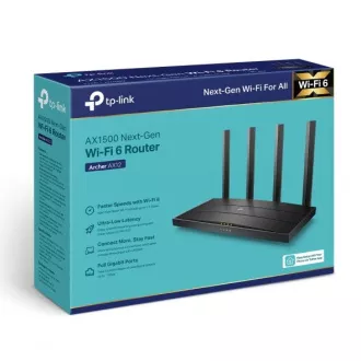 TP-Link Archer AX12 - AX1500 WiFi 6 usmerjevalnik , 3 x GLAN, 1x GWAN, 2,4/5GHz , WPA3, MU-MIMO, Beamforming