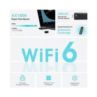 TP-Link Archer TX20U - AX1800 WiFi Adapter USB