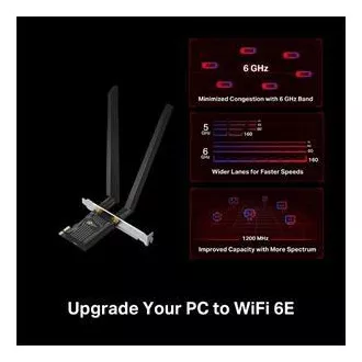 TP-Link Archer TXE72E - AXE5400 Wi-Fi 6E Bluetooth 5.3 PCIe adapter